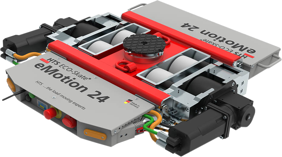 Red-Compact-Powered-Load-Moving-Skate-With-24-Tonne-Load-Capacity