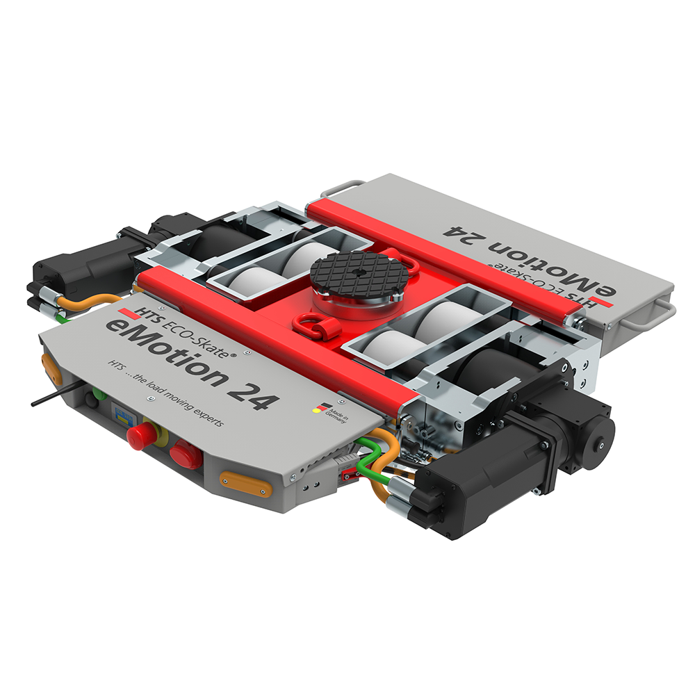 Red-Compact-Powered-Load-Moving-Skate-With-24-Tonne-Load-Capacity